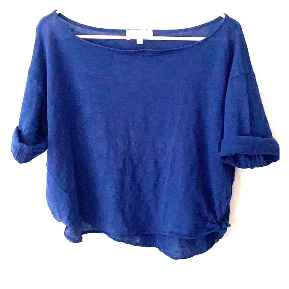 Alexis off the shoulder top, royal blue XS